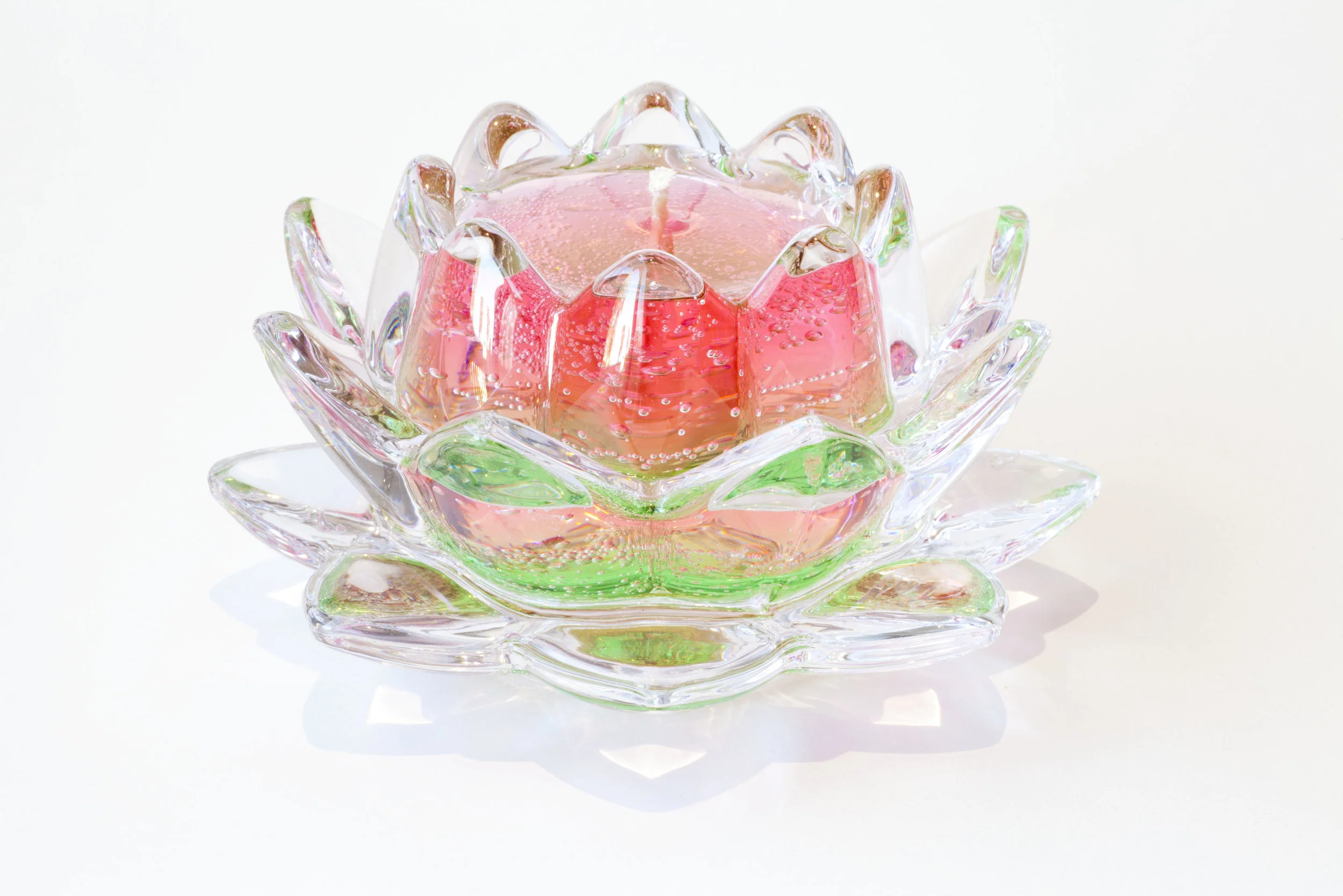 Lotus Gem Candle by Gemtera, Clear & Colorful™ - Gemtera | Gemmy